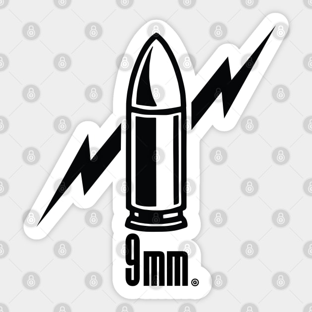 9mm Sticker by 